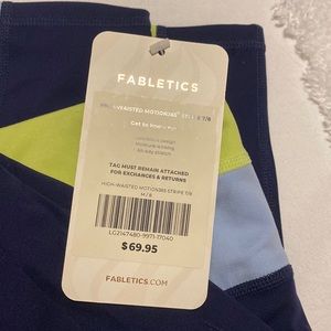 Fabletics high waisted motion 365 stripe